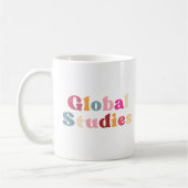 Globale Retro-Studien T - Shirt Kaffeetasse (Links)