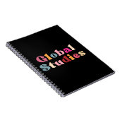 Globale Retro-Studien T - Shirt Notizblock (Rechte Seite)