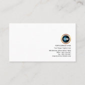 Globale Richtungs-Pfeil-stilvolle Versorgungskette Visitenkarte (Rückseite)