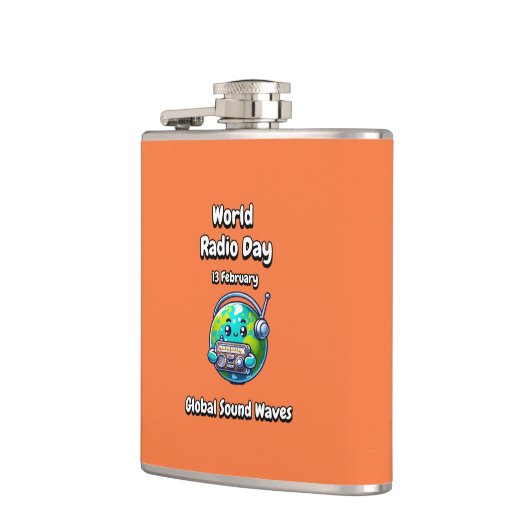 Globale Schallwellen. Flachmann (Links)