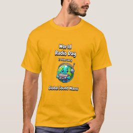 Globale Schallwellen. T-Shirt