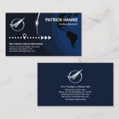 Globale Schichten Silver Sunlight Aviation Transpo Visitenkarte (Vorne/Hinten)