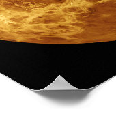 Globale Sicht auf die Oberfläche der Venus Poster (Ecke)