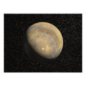 Globale Sicht der Mars Fotodruck (Vorne)