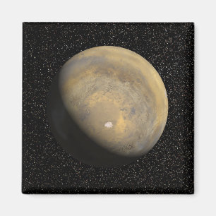 Globale Sicht der Mars Magnet