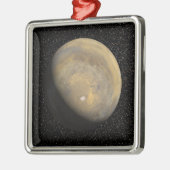 Globale Sicht der Mars Silbernes Ornament (Links)