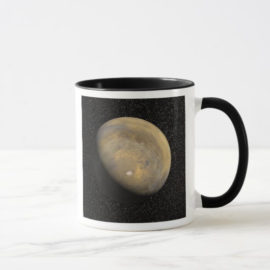 Globale Sicht der Mars Tasse (Rechts)