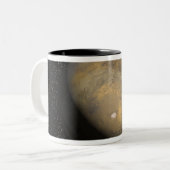 Globale Sicht der Mars Zweifarbige Tasse (Vorderseite Links)