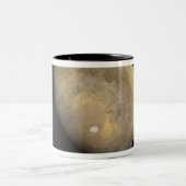 Globale Sicht der Mars Zweifarbige Tasse (Mittel)