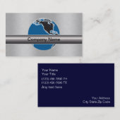 Globale Technologie-Visitenkarten Visitenkarte (Vorne/Hinten)