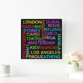 Globale Uhr der Städte (Zuhause)