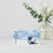 Globale Visitenkarte (Stehend Vorderseite)