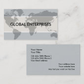 Globale Visitenkarte (Vorne/Hinten)