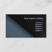 Globale Visitenkarte der Zeit (Rückseite)