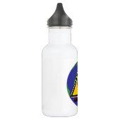 Globale warnende Edelstahl-Wasser-Flasche Trinkflasche (Links)