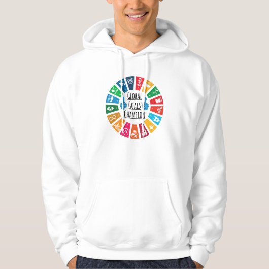Globale Ziele Champion der SDGs der Vereinten Nati Hoodie (Vorderseite)