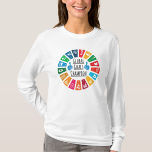 Globale Ziele Champion der SDGs der Vereinten Nati T-Shirt