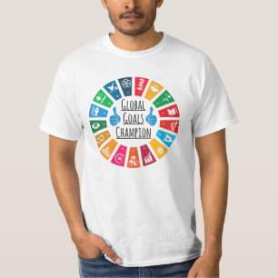 Globale Ziele Champion der SDGs der Vereinten Nati T-Shirt
