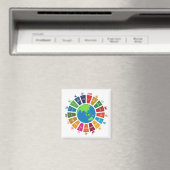 Globale Ziele UN SDG 2030 Magnet (In Situ (Geschirrspüler))