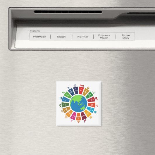 Globale Ziele UN SDG 2030 Magnet (In Situ (Geschirrspüler))