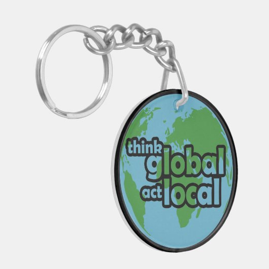 Globaler Akt Schlüsselanhänger (Vorderseite links)