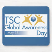 Globaler Bewusstseins-Tag Mousepad (Vorne)