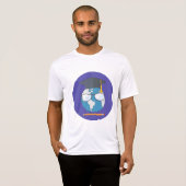 Globaler Bildungsabschluss Erde Intelligenter Plan T-Shirt (Vorne ganz)