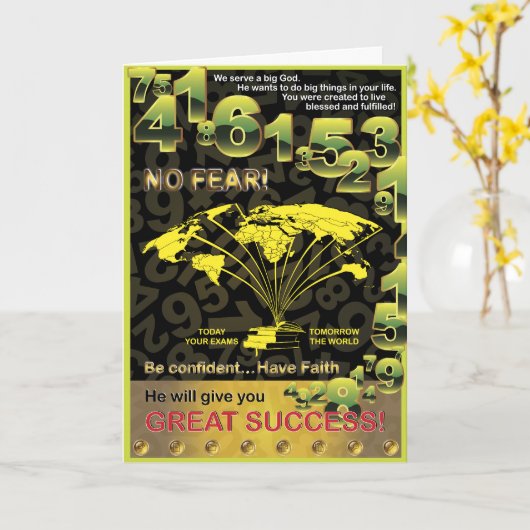 Globaler Erfolg Karte (Gelbe Blume)