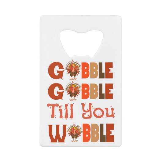 Globaler Erntedank Türkei Geldbeutel Flaschenöffner (Vorderseite)