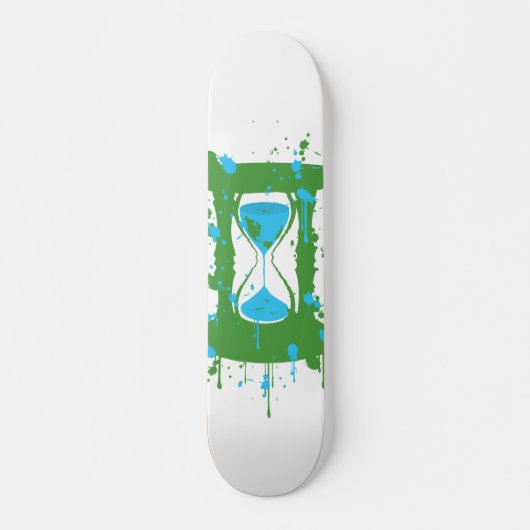Globaler ErwärmungHourglassSkateboard Skateboard (Vorne)