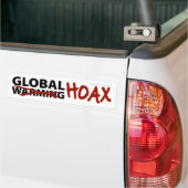 Globaler Erwärmungs-Scherz Autoaufkleber (Auf Lkw)