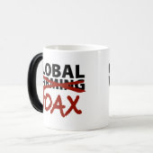 Globaler Erwärmungs-Scherz Verwandlungstasse (Vorderseite Links)