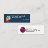 Globaler Import-export logistische Pfeile Mini Visitenkarte (Vorne/Hinten)