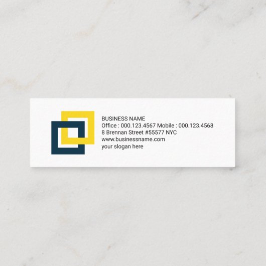 Globaler Import-Export über eine einfache Red Trap Mini Visitenkarte (Rückseite)