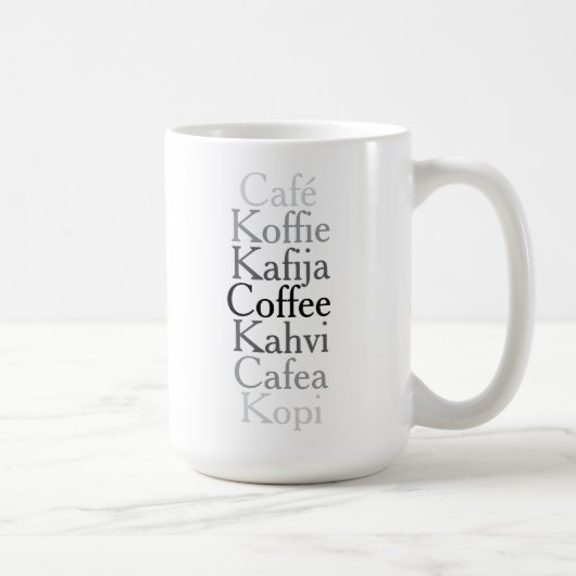Globaler Kaffee Kaffeetasse (Rechts)