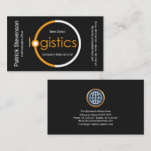 Globaler Logistiksatelliten-Design-Transport-Servi Visitenkarte (Vorne/Hinten)