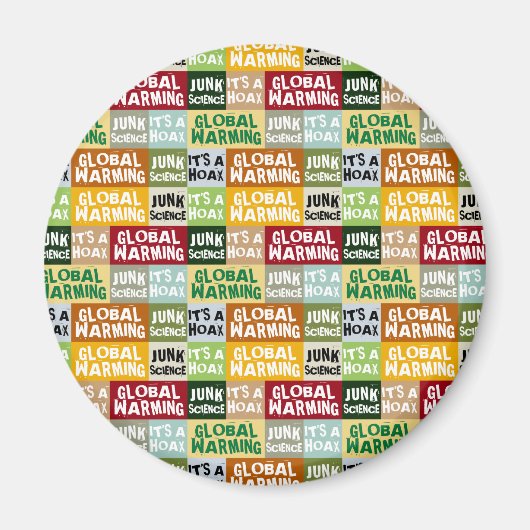 Globaler Warme Hoax Magnet (Vorne)