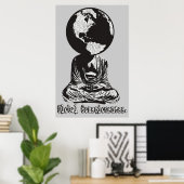 Globales Bewusstsein Poster (Heimbüro)