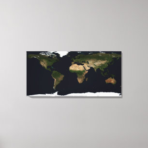 Globales Bild der Welt Leinwanddruck