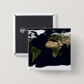 Globales Bild unserer Welt Button (Vorne & Hinten)