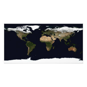 Globales Bild unserer Welt Fotodruck