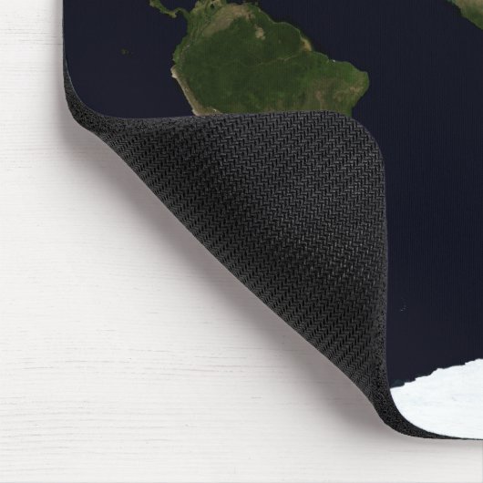 Globales Bild unserer Welt Mousepad (Ecke)