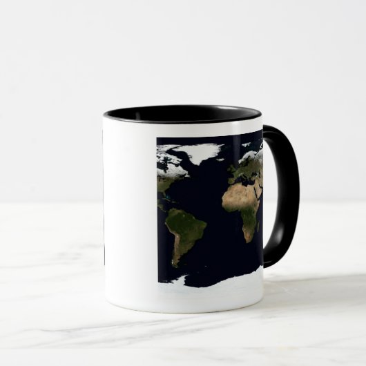 Globales Bild unserer Welt Tasse (VorderseiteRechts)