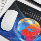 Globales Geschäft Globus Mauspad Vorlage