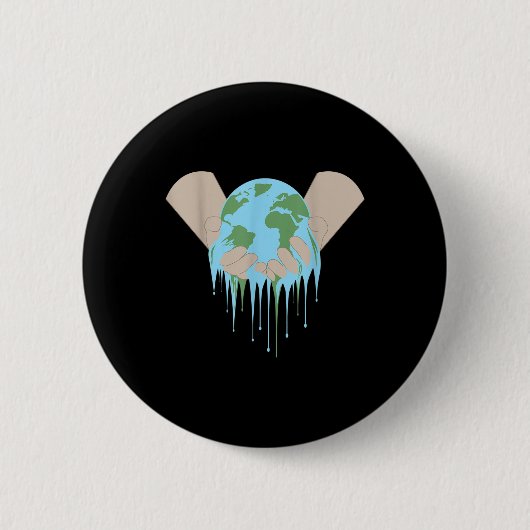 Globales Klimaschutzprojekt Button (Vorderseite)
