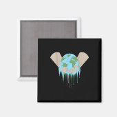 Globales Klimaschutzprojekt Magnet (Vorderseite/Rückseite)