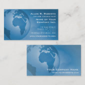 Globales Mittlere Osten Handel EMEA Europa Afrika Visitenkarte (Vorne/Hinten)