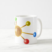 Globales Molekül Kaffeetasse (VorderseiteRechts)