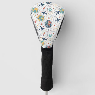 Globales Reiseflugmuster (1) Golf Headcover