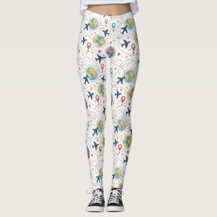 Globales Reiseflugmuster (1) Leggings